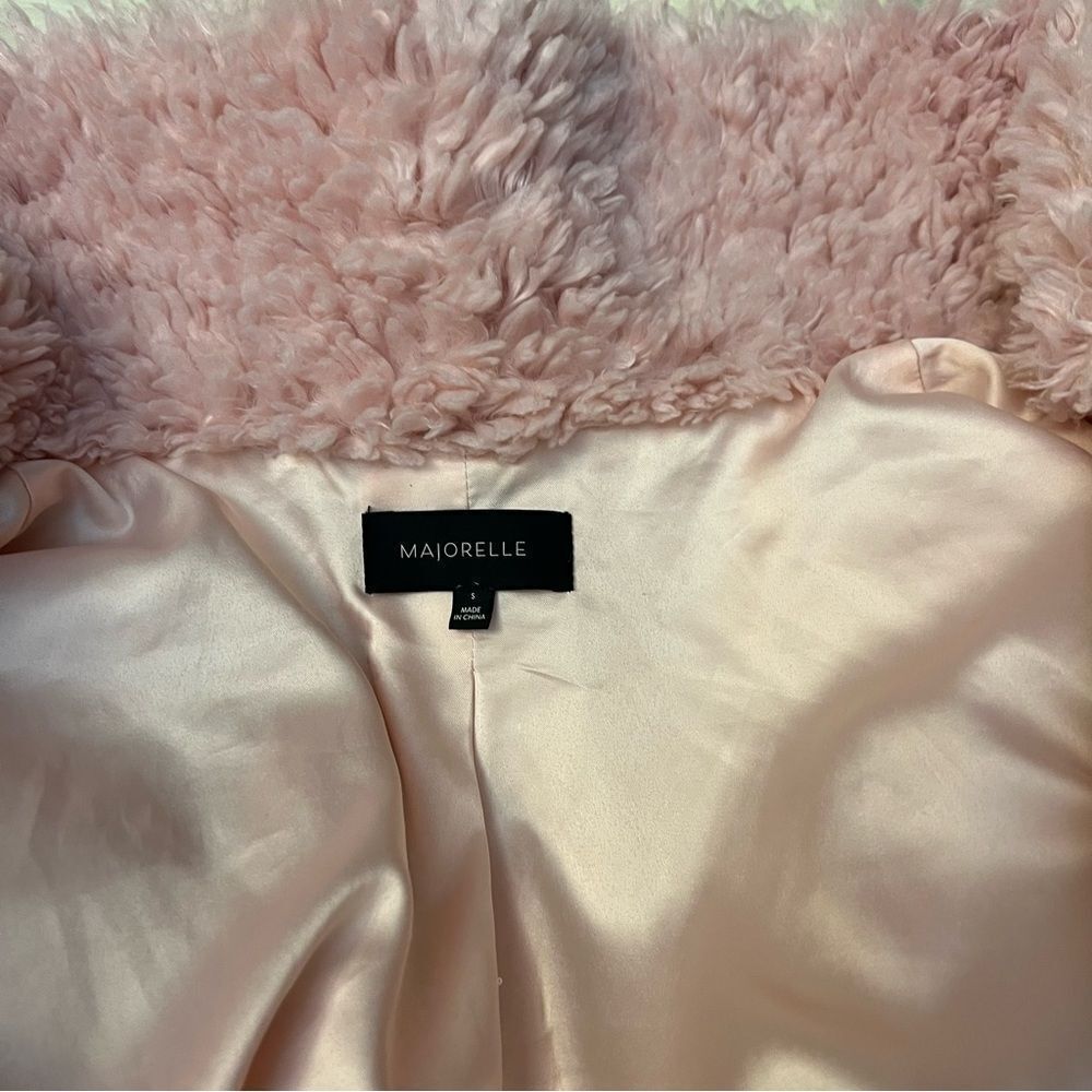 Majorelle faux fur jacket light pink - Picture 3 of 10
